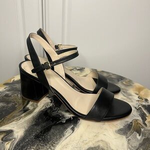 Cole Haan Josie Leather Block Heel Sandal